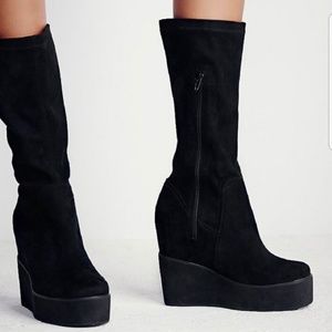 Jeffrey Campbell Free People Platform Boots